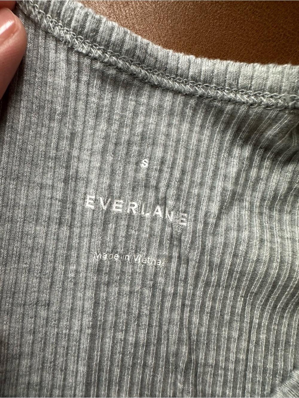 Everlane Ribbed Tank Top - Picture 2 of 4